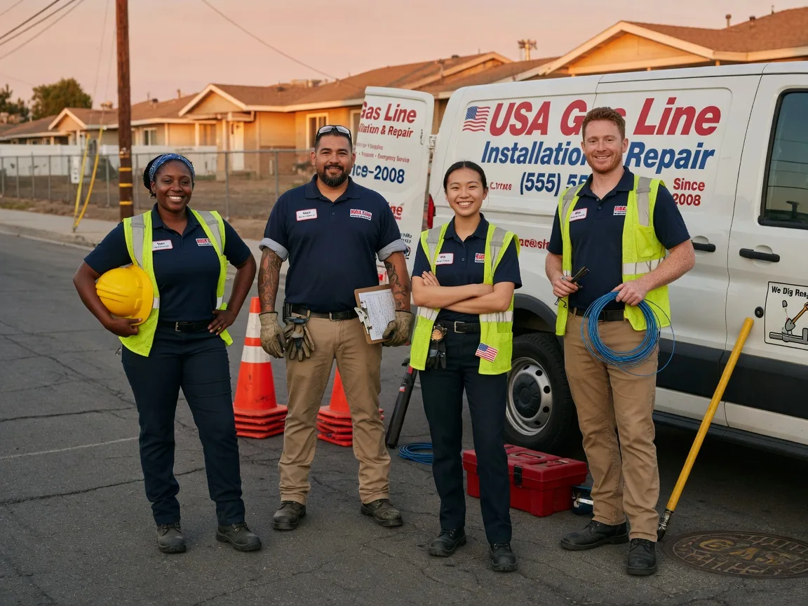 Gas Line Installation company in New Bavaria, OH